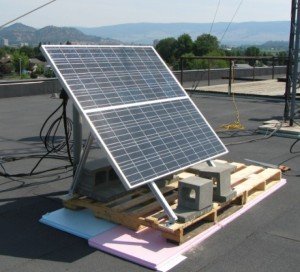 Mounted PV Panels